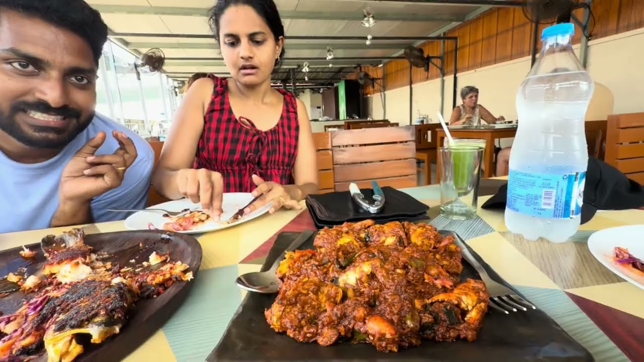 Day 18 - Cherai Beach in Kerala🌊🌴| full heat🥵 | Food matram super🍗🥘🍤🦞