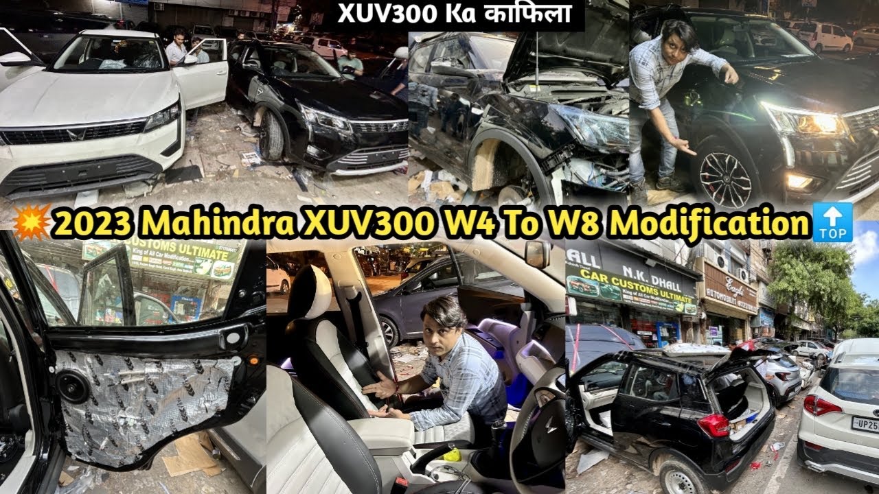 50,000 मे बन गई Xuv300 Base To Top Modified🔥 Xuv300 W4 To W8 Modification🔥 Xuv300 Facelift🔥Xuv300