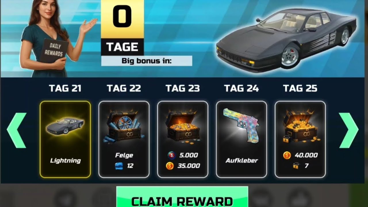 Car Simulator 2 Das Neue Bonus Auto Ferrari Testarossa, Unlock New Bonus Car Ferrari Testarossa.