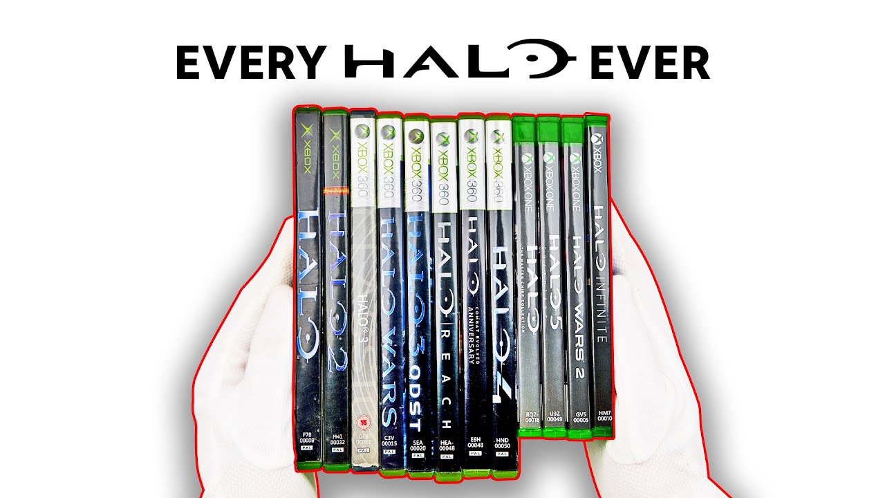 Unboxing Every Halo Game Ever (2001-2023)
