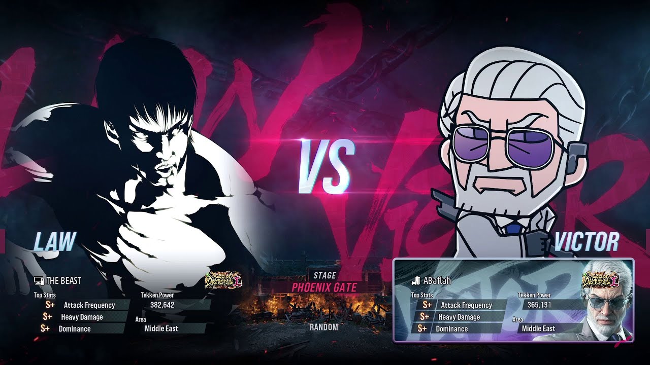 BSK (Law) VS Abaflah (Victor) Tekken 8 Ranked