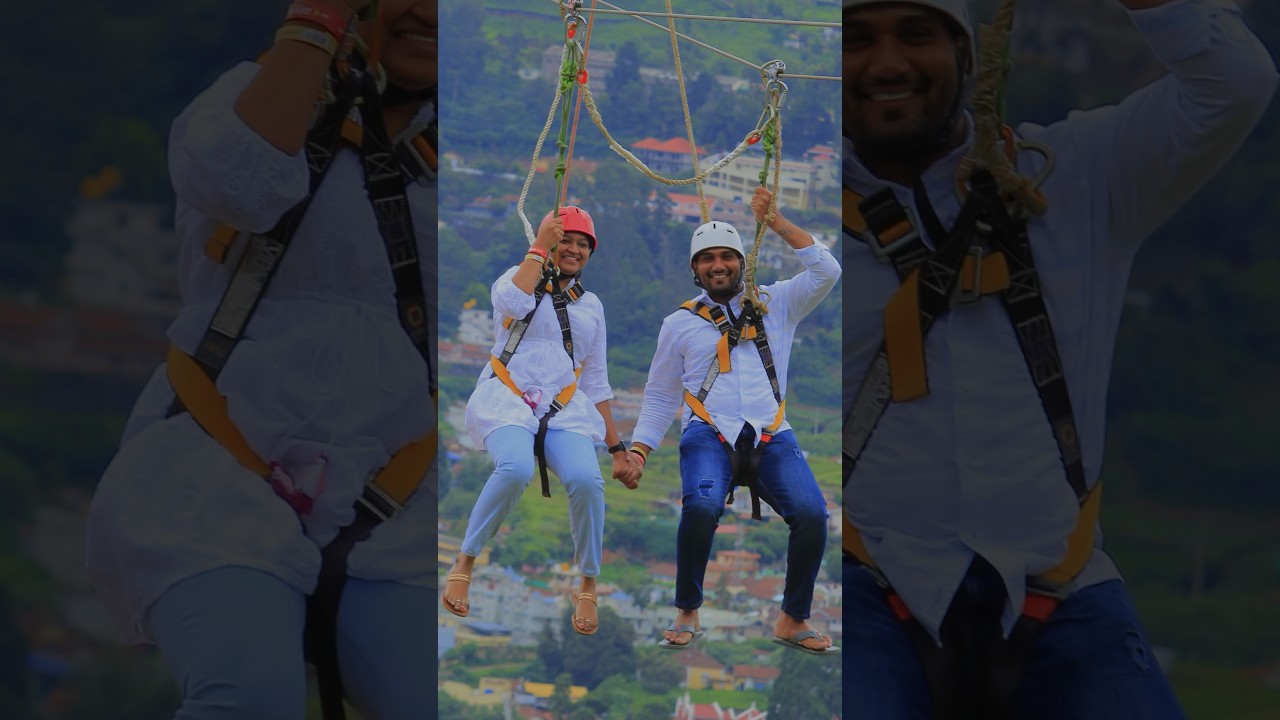 Zip line in Ooty  #zipline #ooty #travel