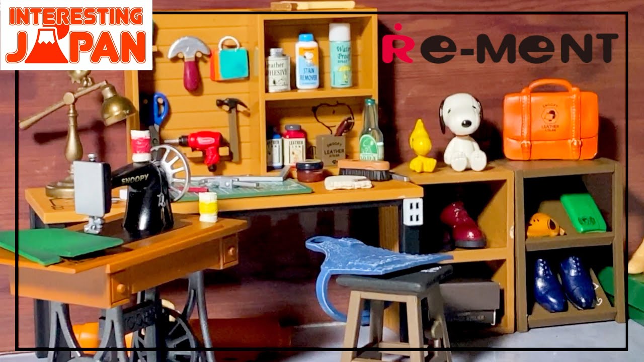 Re-Ment SNOOPY'S Leather Atelier Miniature toys ! リーメント スヌーピー レザー アトリエ - Interesting Japan -
