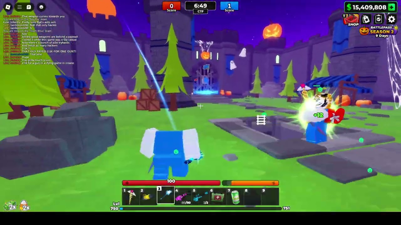 Flag Wars! - Playing with nerfed inferno staff