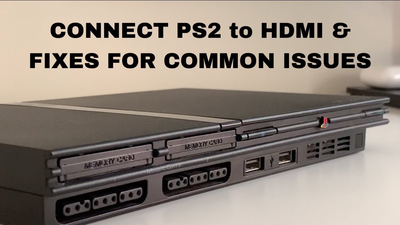 Как подключить PS2 к телевизору или монитору HDMI и как исправить черный экран PS2/распространенн...