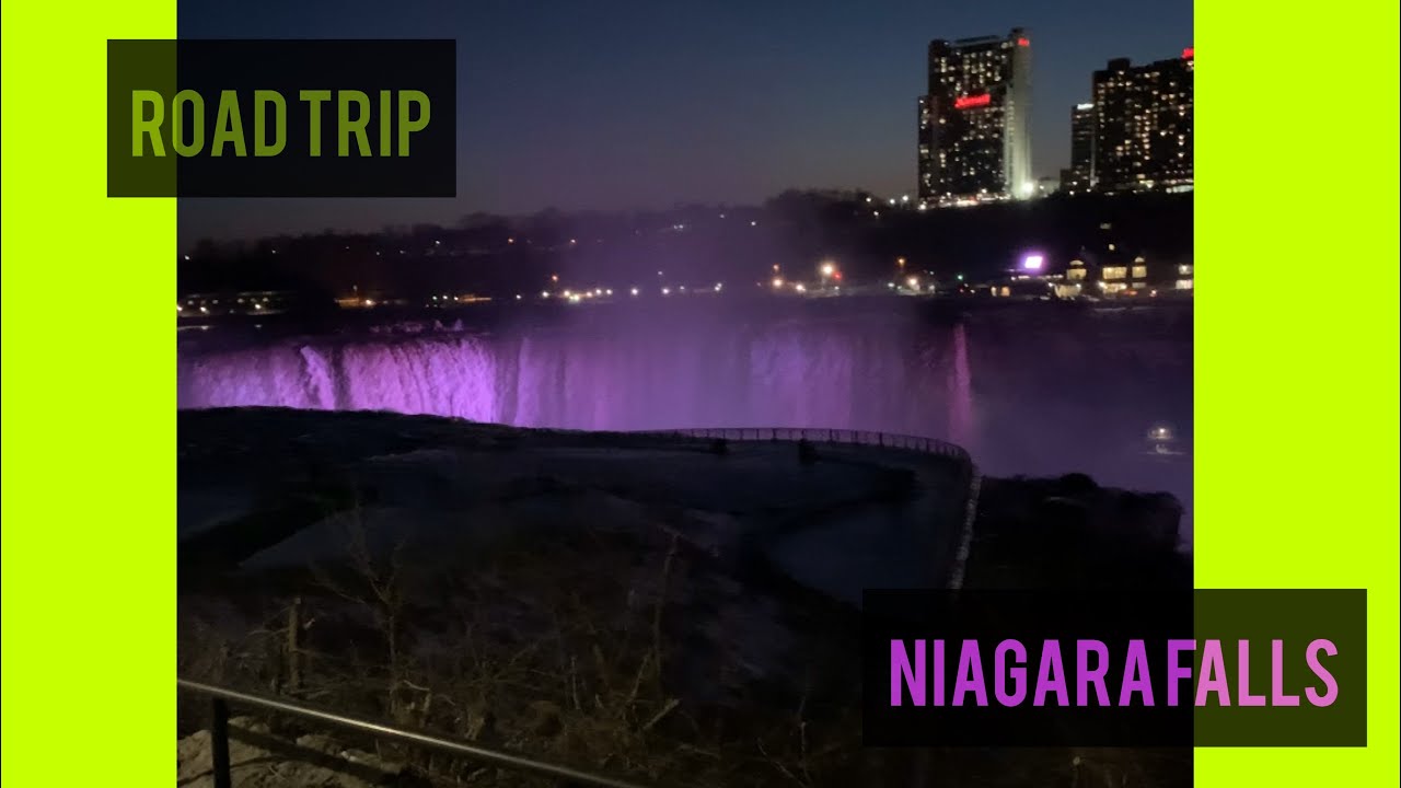 Family Road Trip | Niagara Falls at Sunset