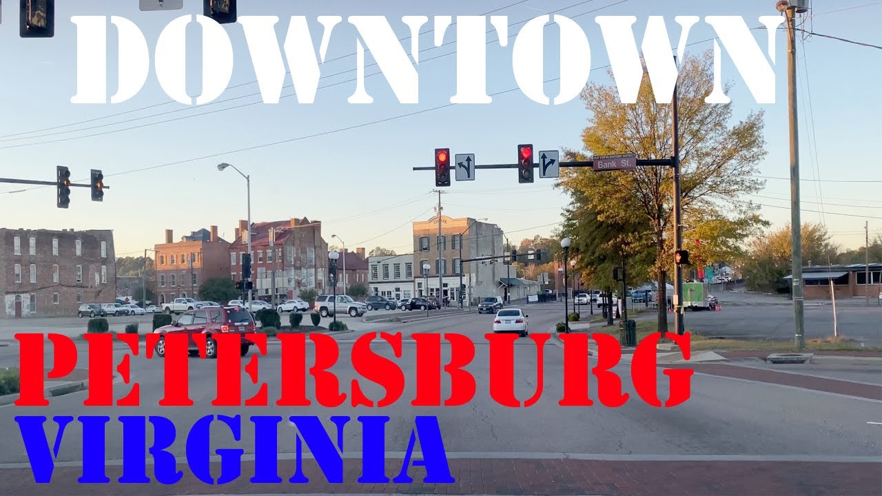 Petersburg - Virginia - 4K Downtown Drive