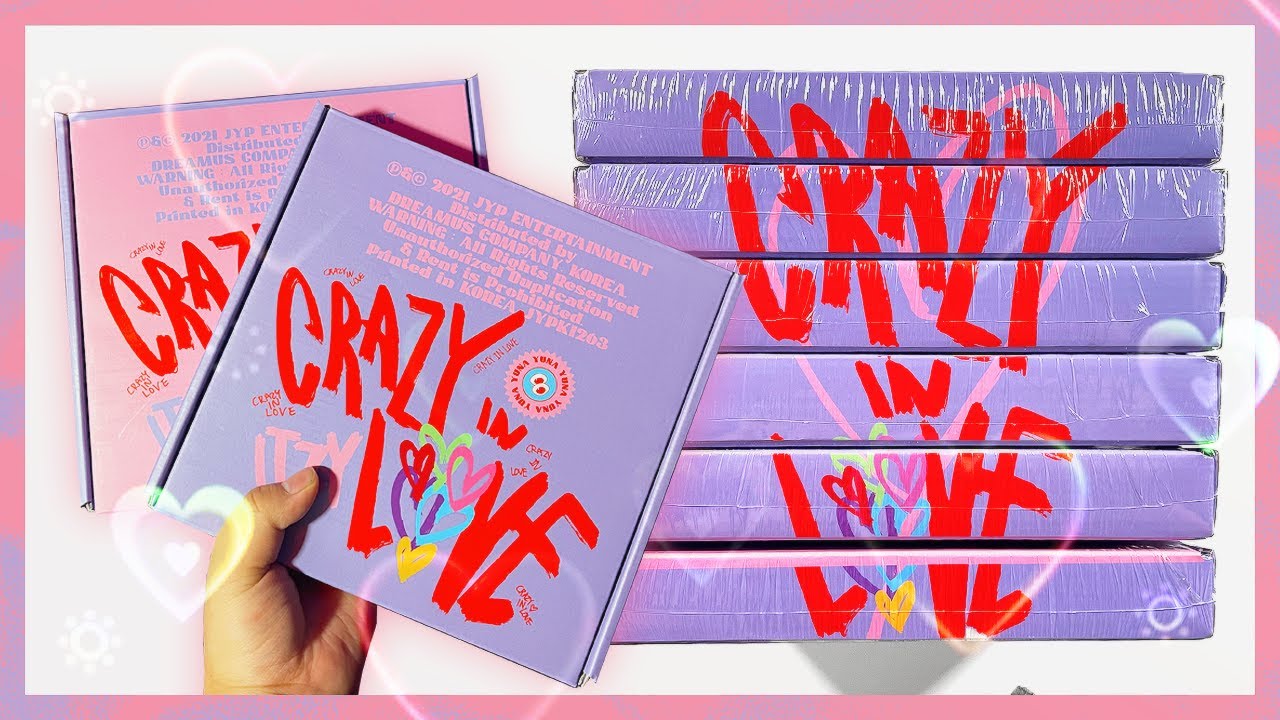 itzy crazy in love album unboxing (all member versions) ☆ target exclusive