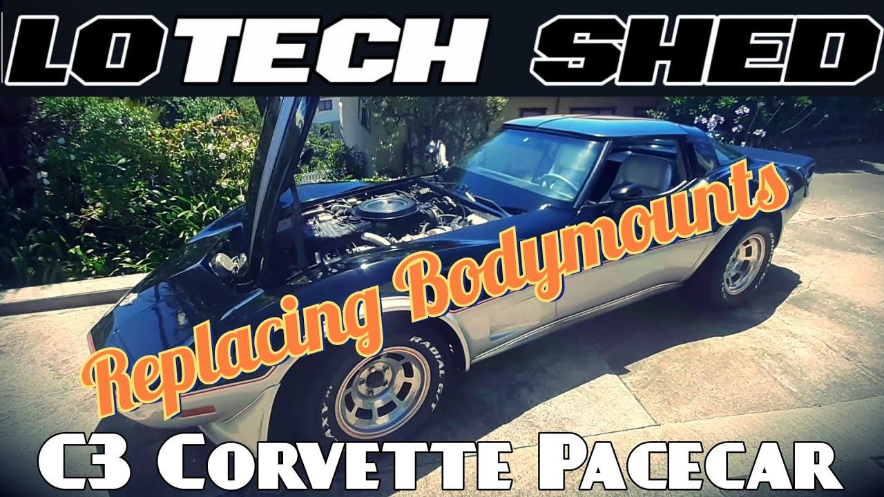 NZ C3 Corvette Pacecar - time to replace the body mount bushings!