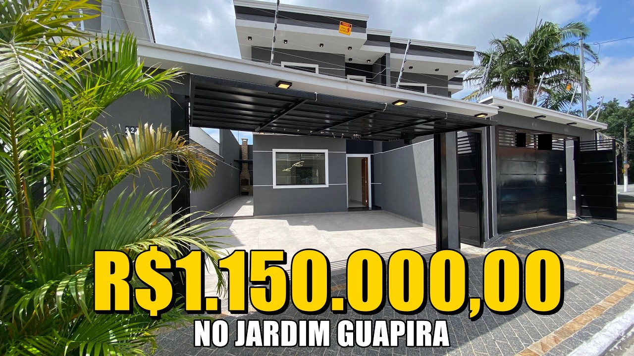 JARDIM GUAPIRA | CASAS MODERNAS A VENDA COM 3 SUÍTES E 3 VAGAS NA ZONA NORTE DE SÃO PAULO