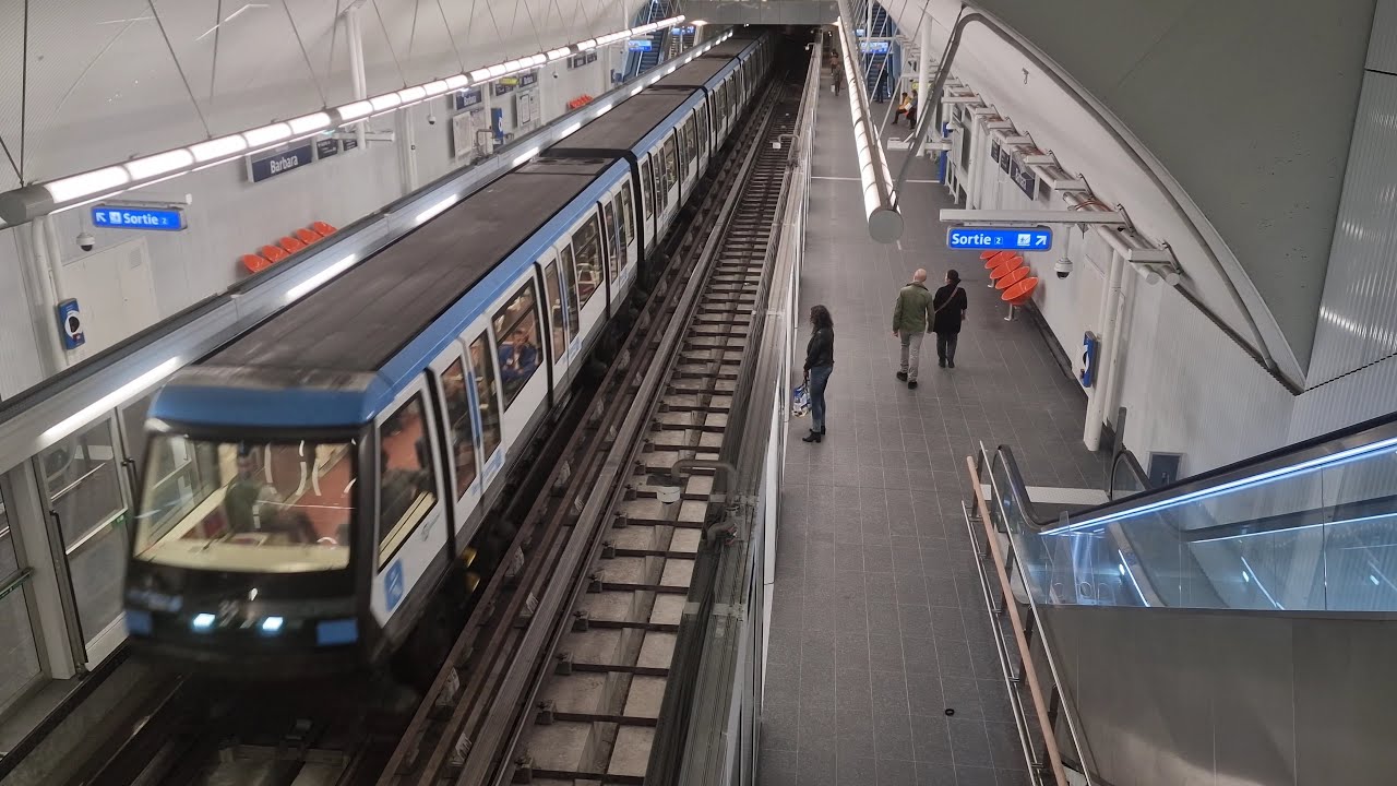 [RATP] Automatisation ligne 4 - Découverte des navettes ! - 4K