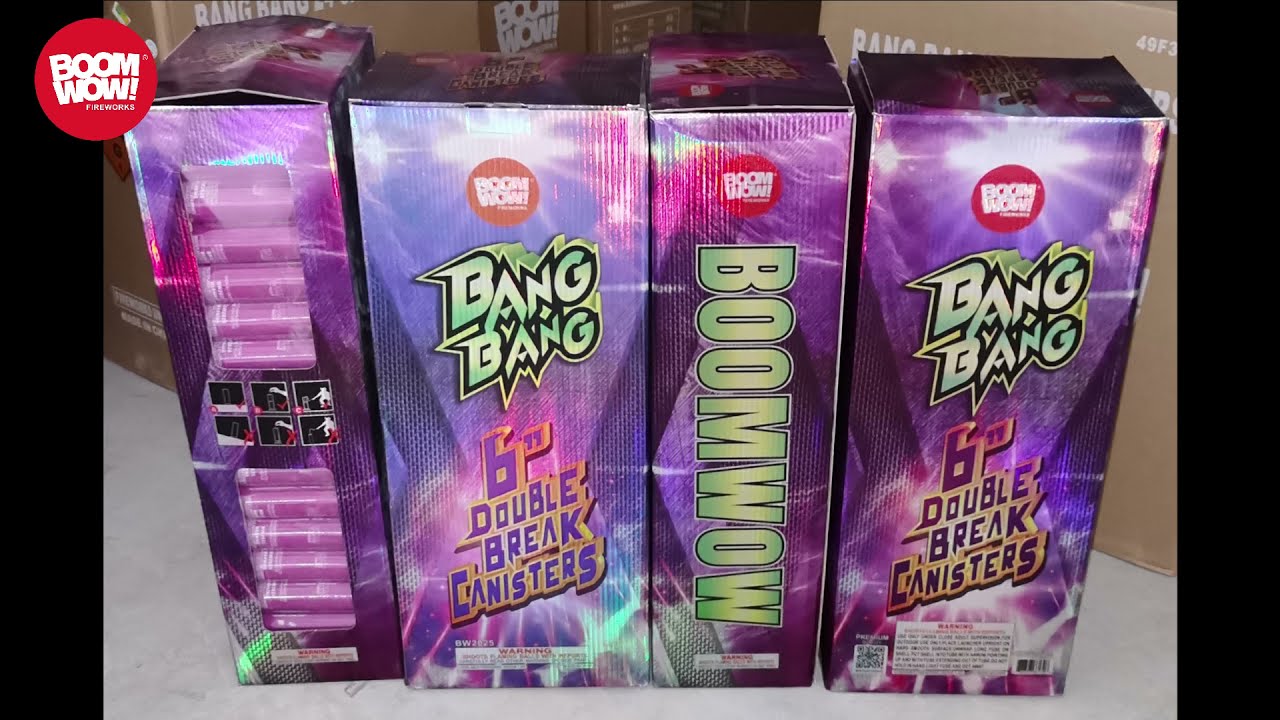 BW2025 BANGBANG CANISTER SHELLS BOOMWOW FIREWORKS 2022 MASS PRODUCTION