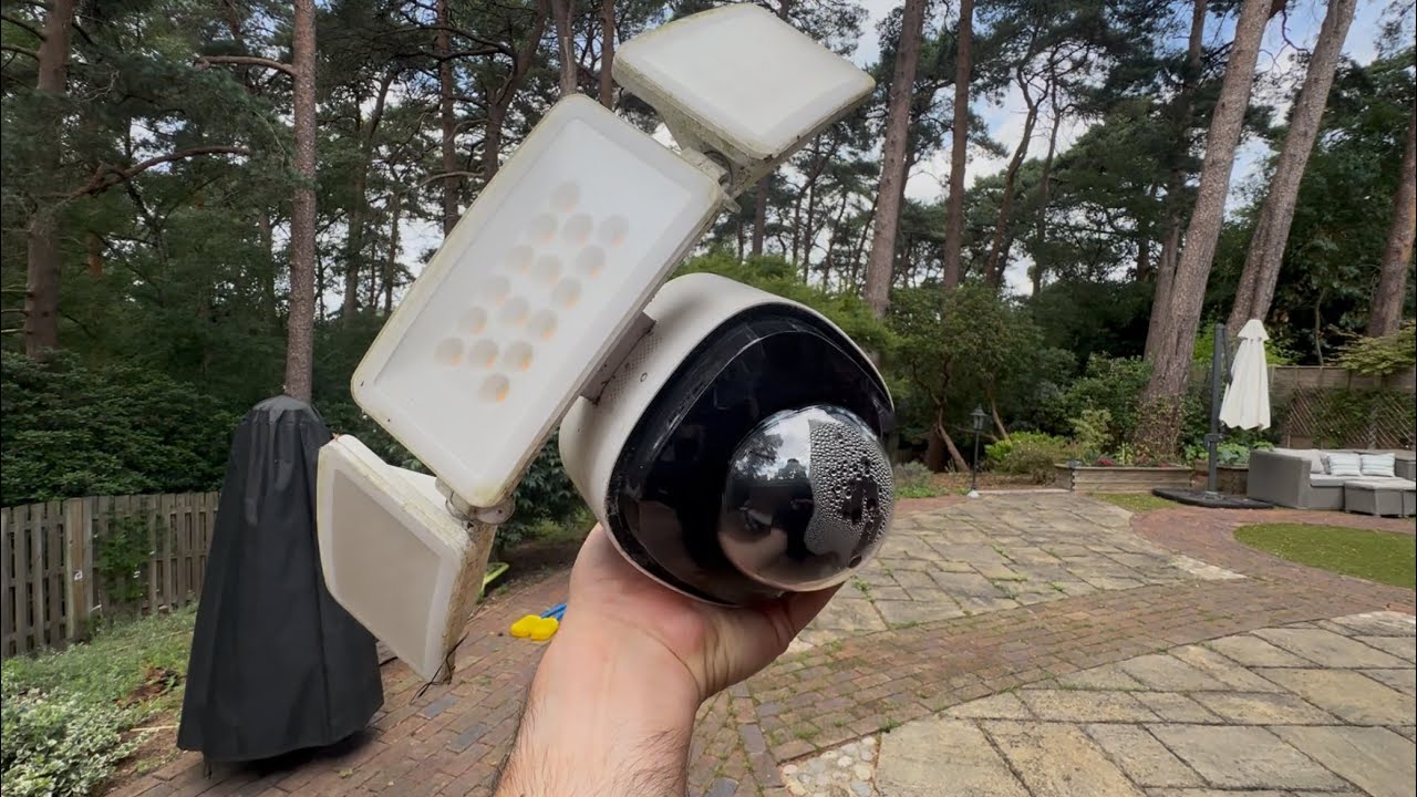 Wet Eufy Floodlight Cam 2 Teardown.