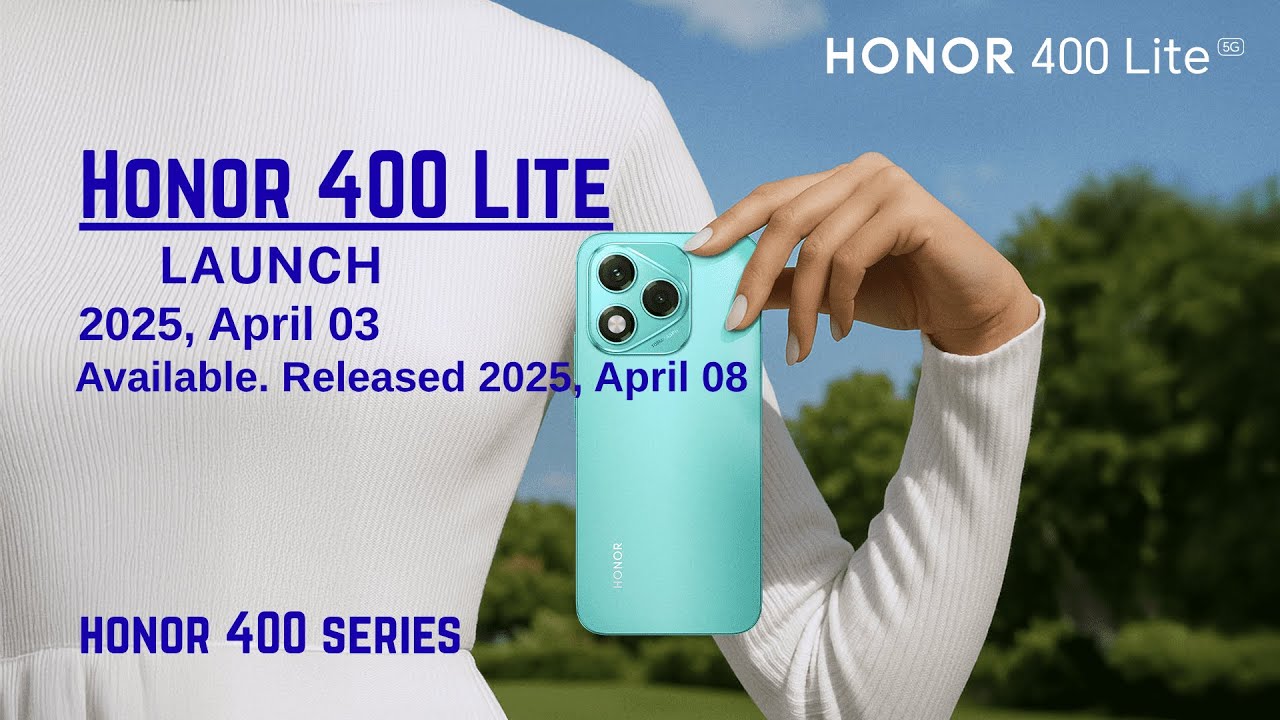 📱 Honor 400 Lite &ndash; Stunning Look, Powerful Camera, Under 27K!