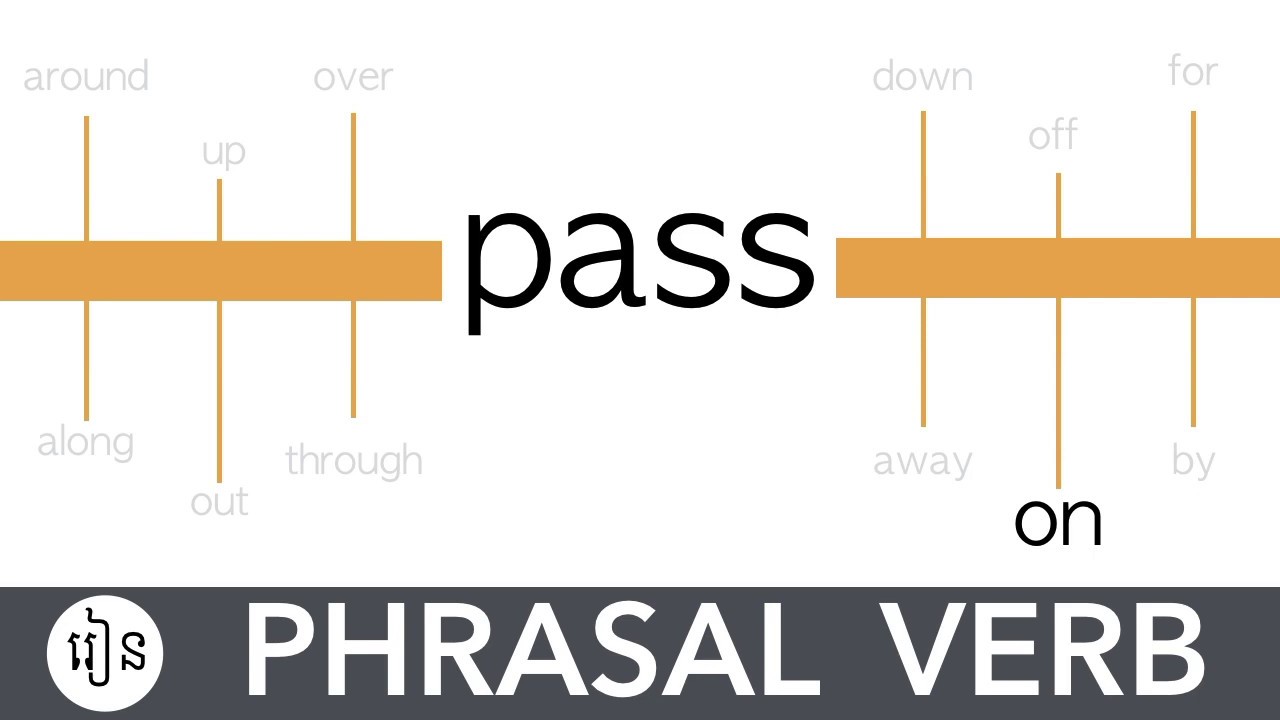Pass On | Phrasal Verb Lesson in Khmer | រៀនឃ្លាកិរិយាស័ព្ទអង់គ្លេសជាភាសាខ្មែរ
