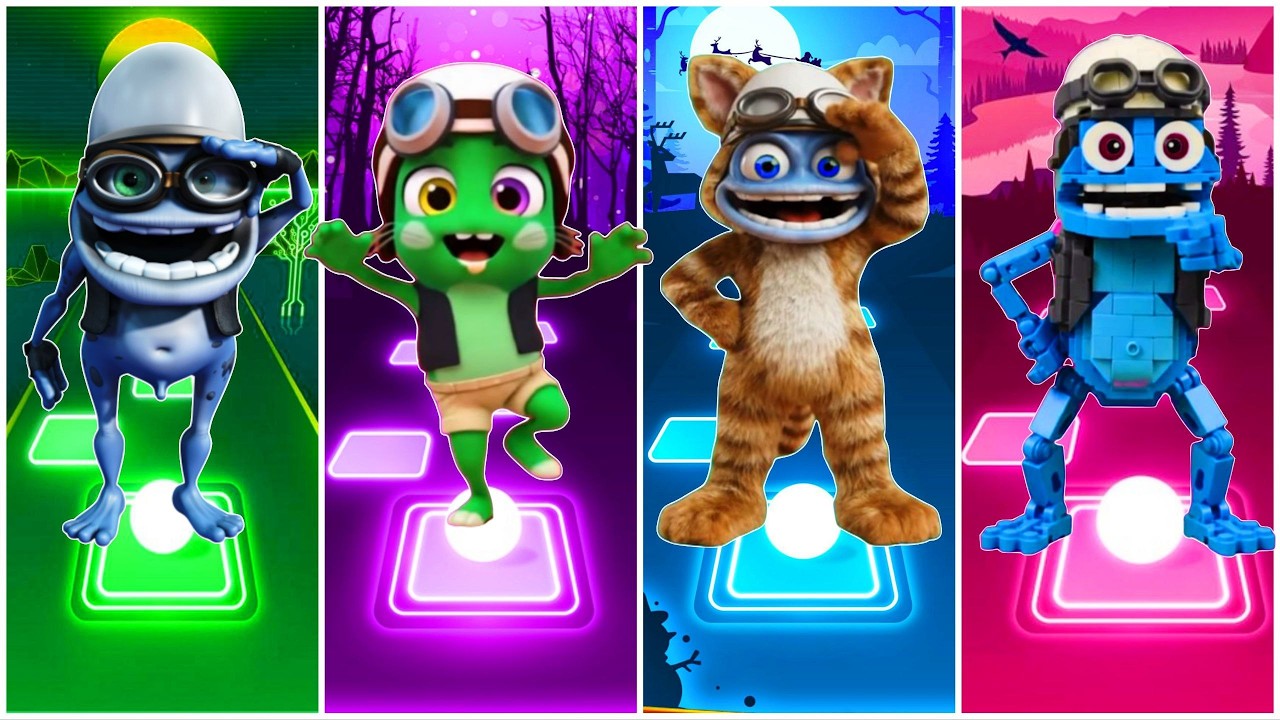 Crazy Frog 🐸 Tiles Hop – 100% Accuracy Challenge 💯🎯