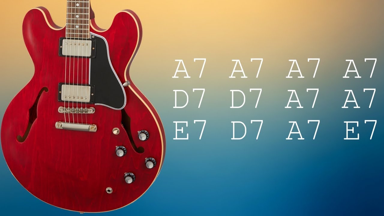 Fast Blues Backing Track in A7