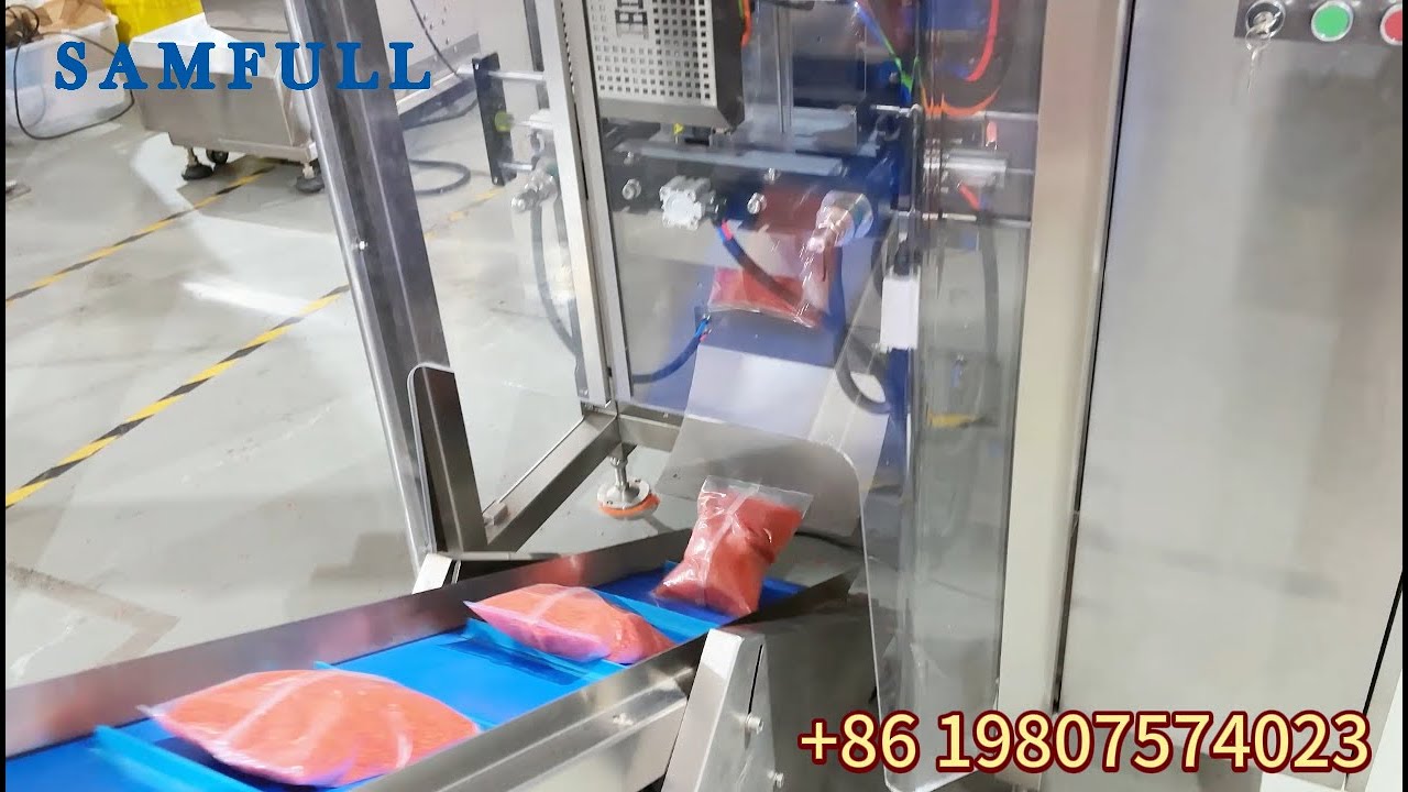 Samfull 80-100 BPM lentil beans grain high speed SF-2.0S vffs packing machine