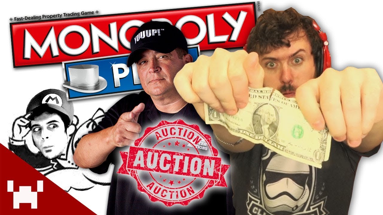 AUCTION RULES! | Monopoly Plus w/ Ze, Chilled, Gassy, & Hutch