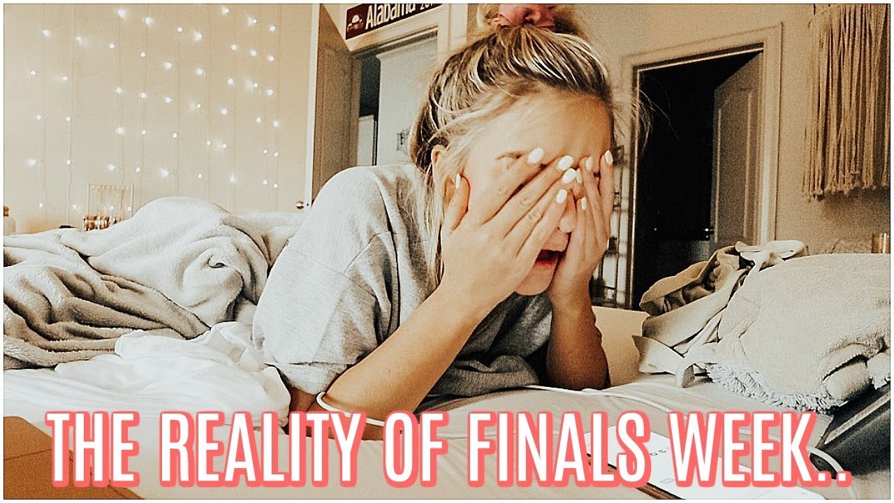 the reality of finals week in college..