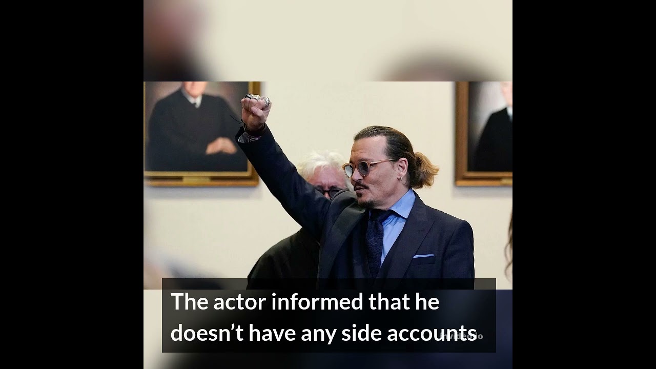 Johnny Depp took to Instagram to alert fans of fake accounts on social media