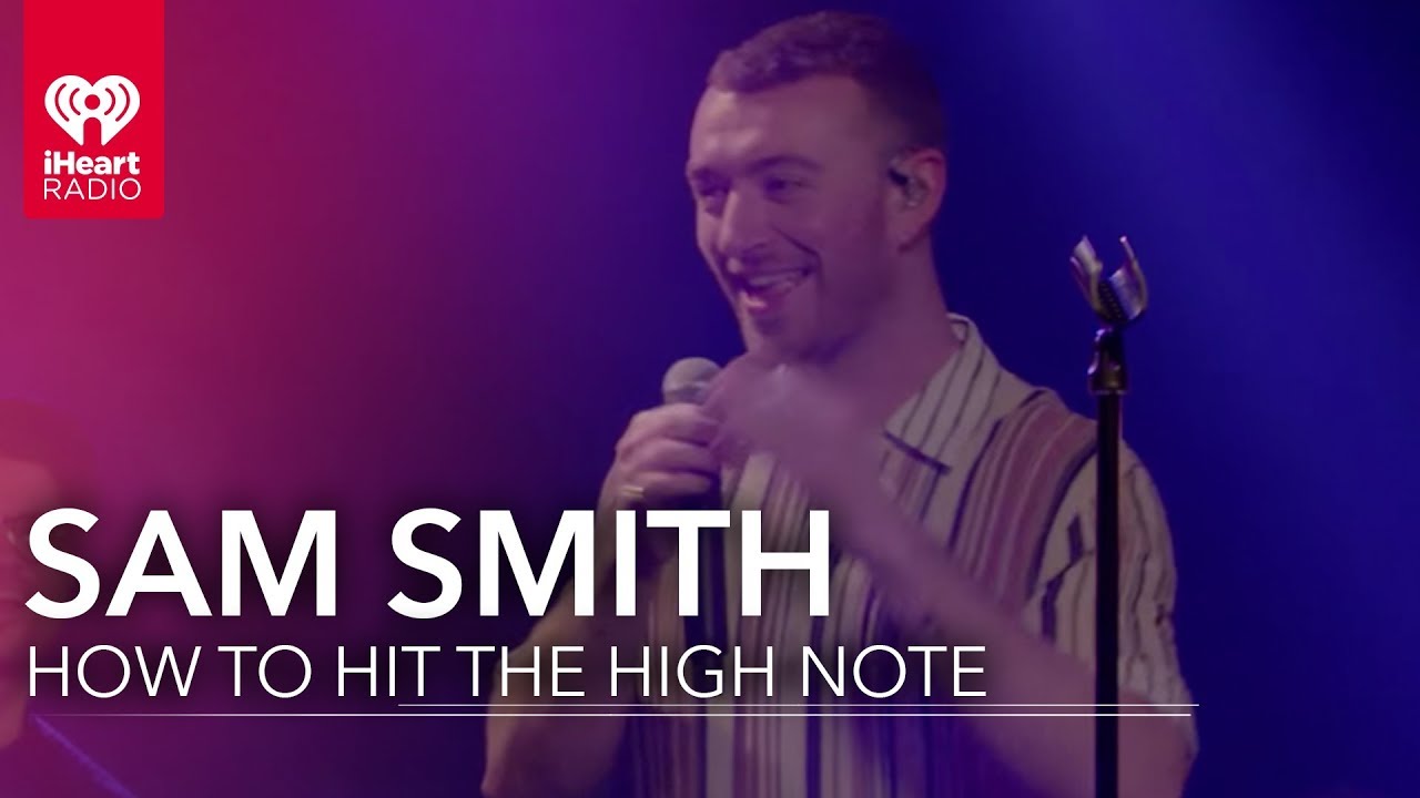 Sam Smith Grabs His What to Hit the High Note?! | iHeartRadio Album Release Party
