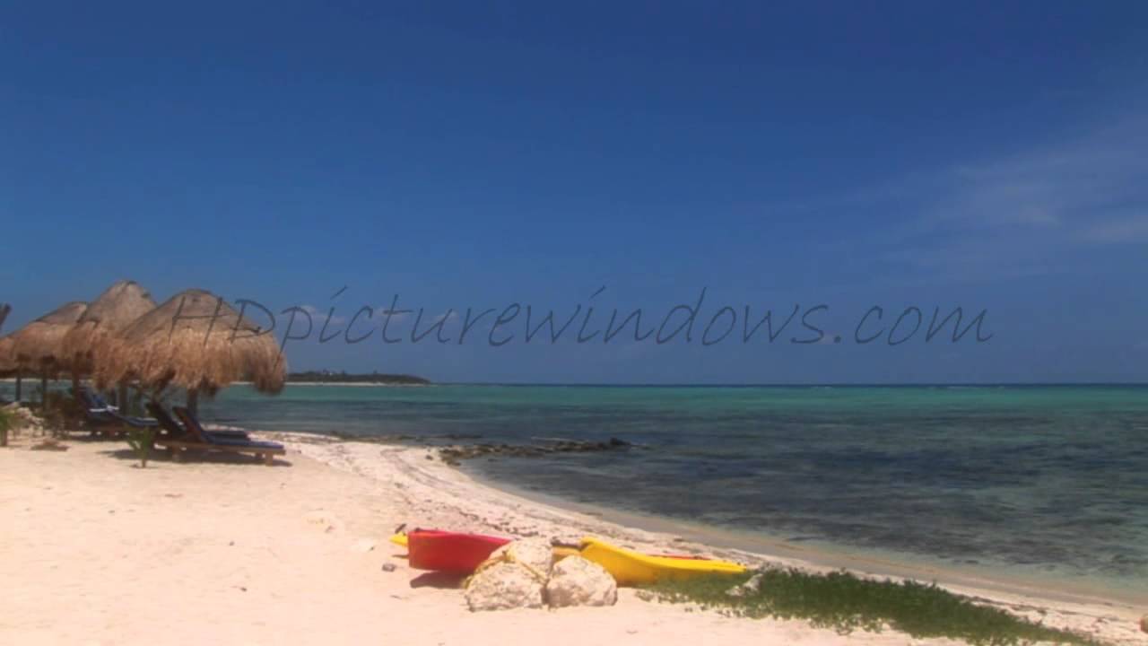 30 Minute HD Caribean Beach Video Ambient Relaxation