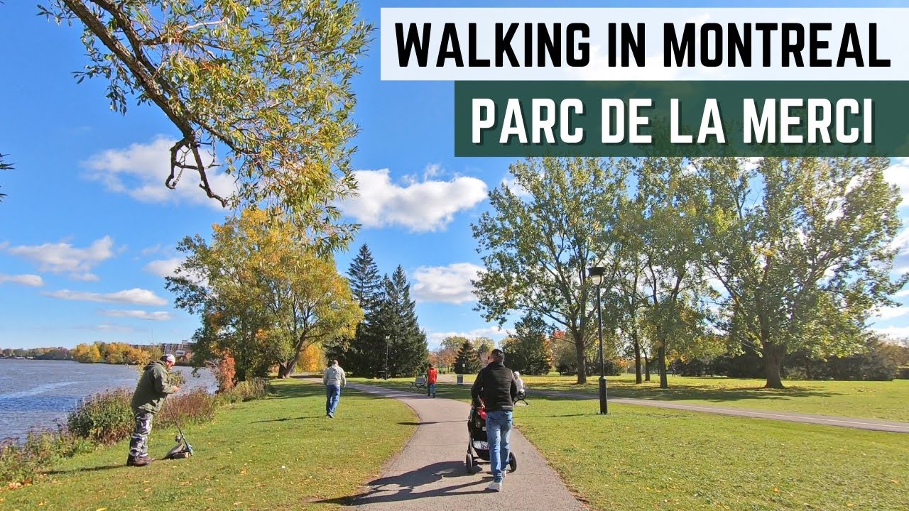 Walking in Montreal: Ahuntsic Cartierville - Parc de la Merci #parcdelamerci #walkinginmontreal