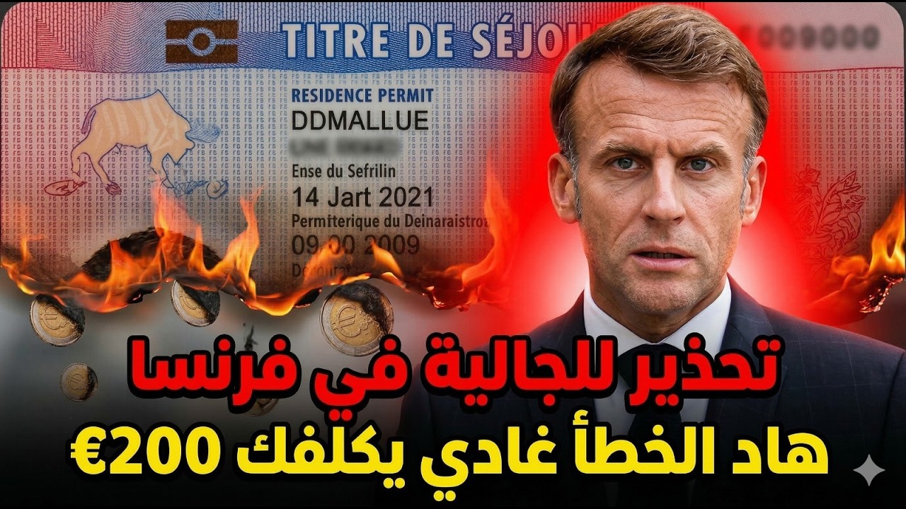 كارثة للجالية في فرنسا زيادة تاريخية ف ثمن الجنسية والإقامة   عندك شهر باش تنقذ راسك!