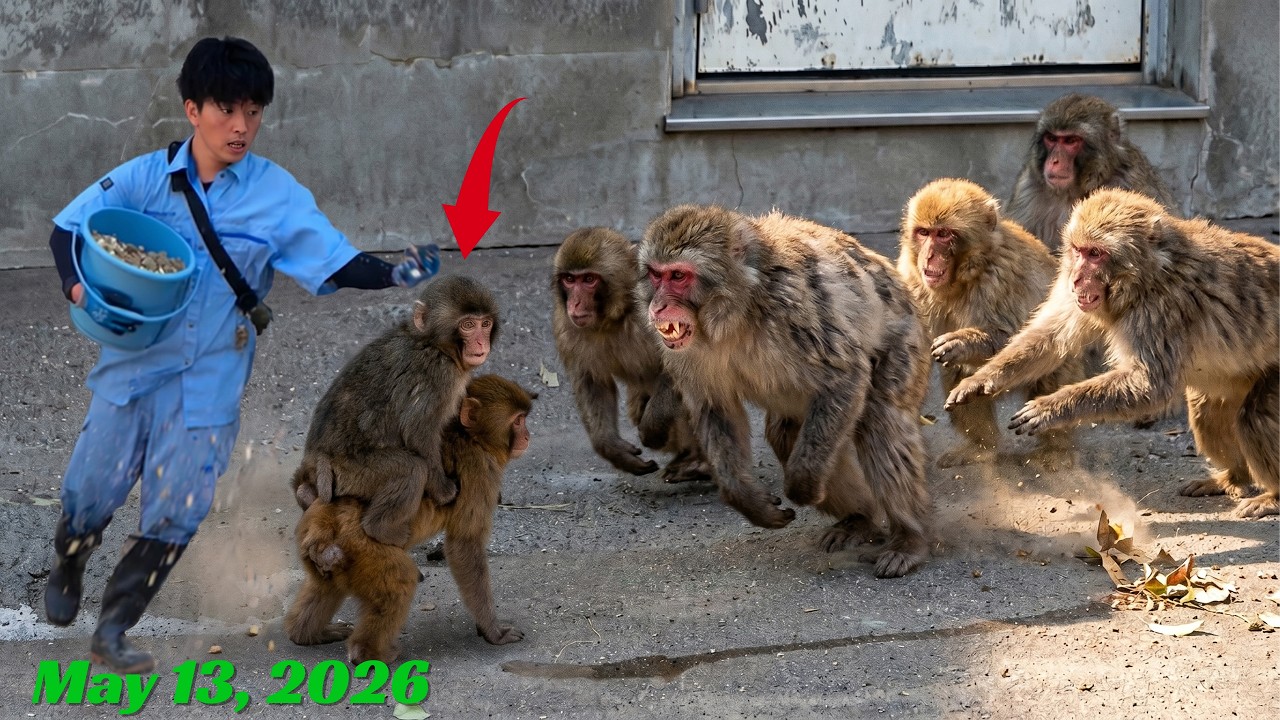 Punch update - May 13, 2026: One more attack targeting poor Punch, zookeeper rescues Punch in time