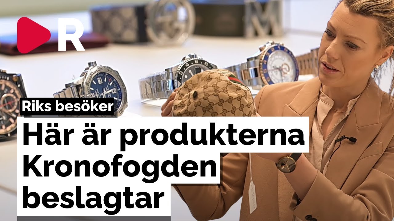 Här är lyxprodukterna Kronofogden tar av gängen