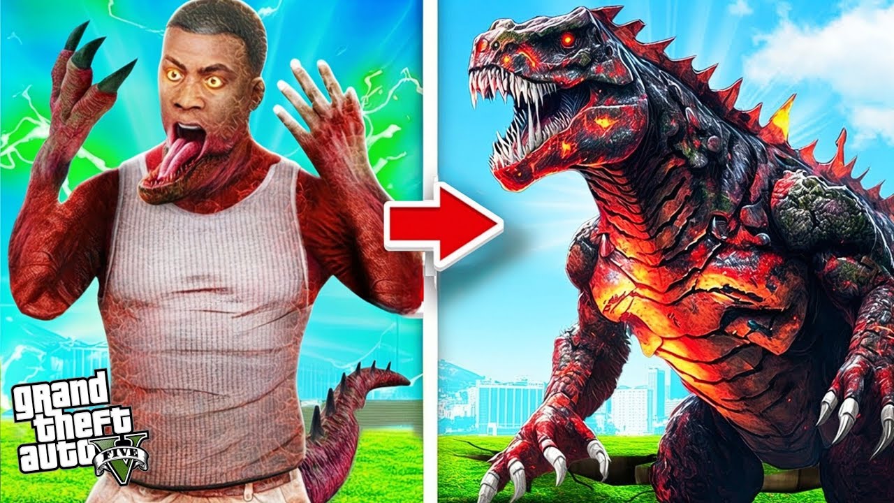 আমি নিজেকে আপগ্রেড করলাম GTA 5 এর সবথেকে খতরনাক Dinosor এ