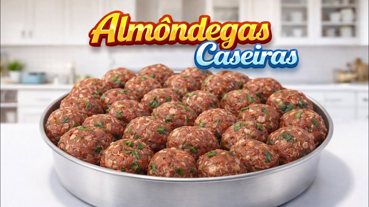 ALMÔNDEGAS CASEIRA - RECEITA FÁCIL E ECONÔMICA 