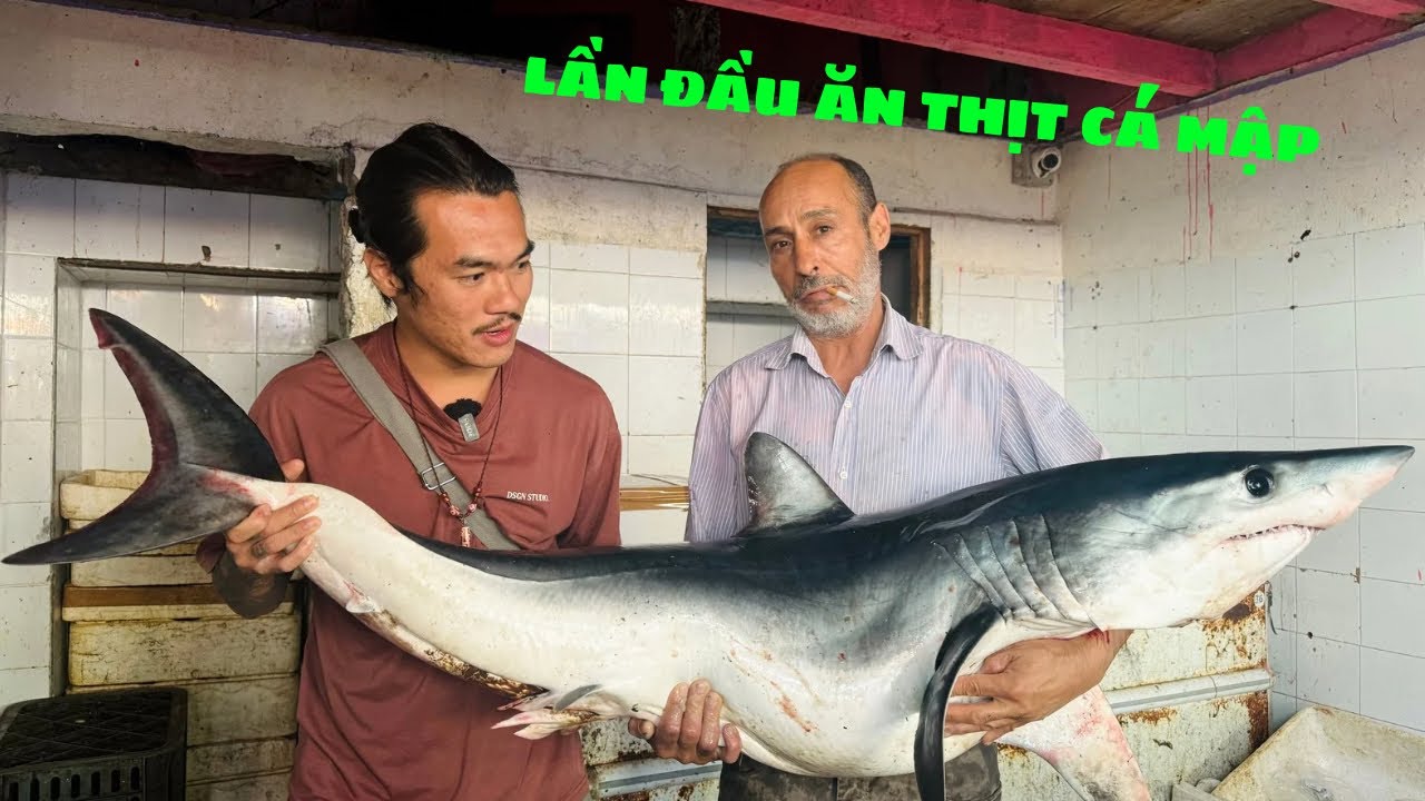 Впервые ем гигантскую акулу, дешевую еду, как овощи на рынке в Марокко 🇲🇦