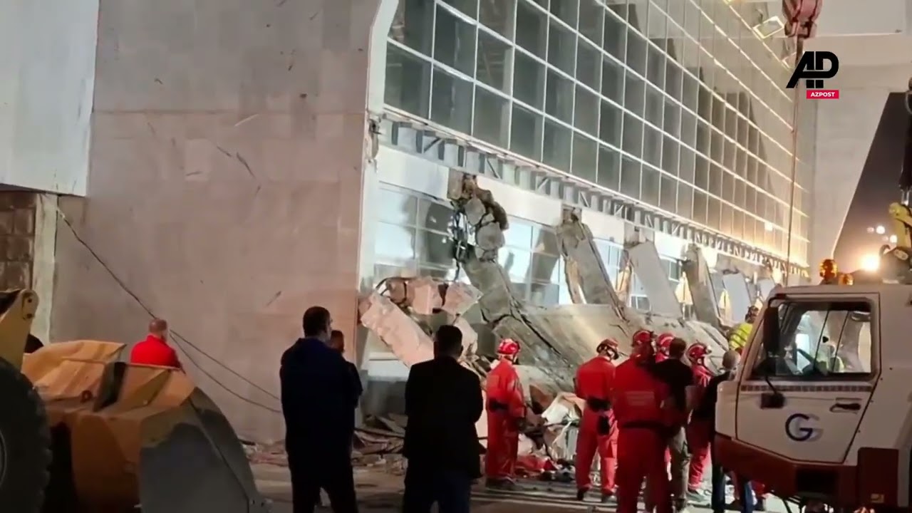 Rescue operations after canopy collapse kills at least 13 in Novi Sad train station