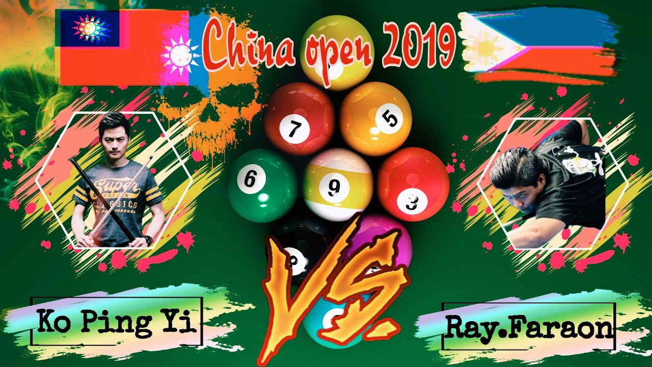 【Pool Live】China Open 2019 - Ko Ping Yi(柯秉逸) Vs Raymund Faraon - Race to 9