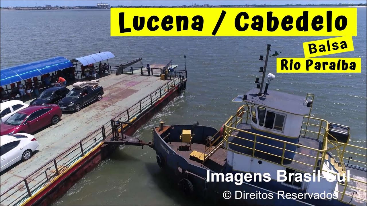 BALSA travessia RIO PARAÍBA entre LUCENA e CABEDELO | Píer de COSTINHA | PB (Aéreas Drone)