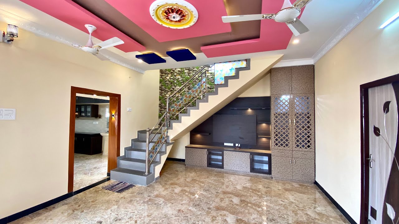 1850 sqftல் அழகான 3BHK வீடு | East Facing 3BHK House for Sale | Interior Design House Tour | Epi-77