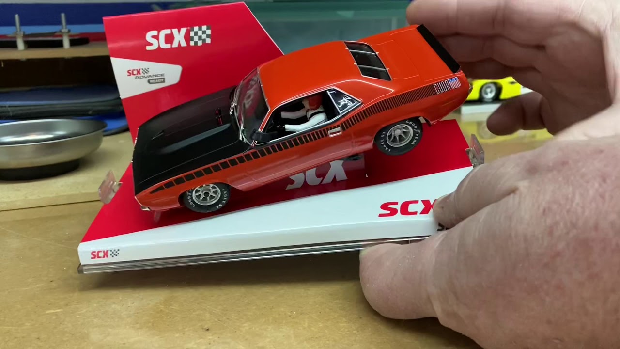 Unboxing the SCX Street Cuda slot car