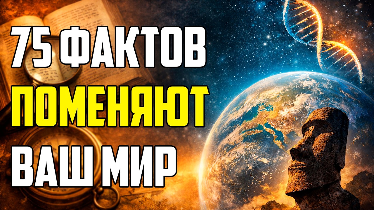 75 ФАКТОВ, КОТОРЫЕ МЕНЯЮТ ВЗГЛЯД НА МИР