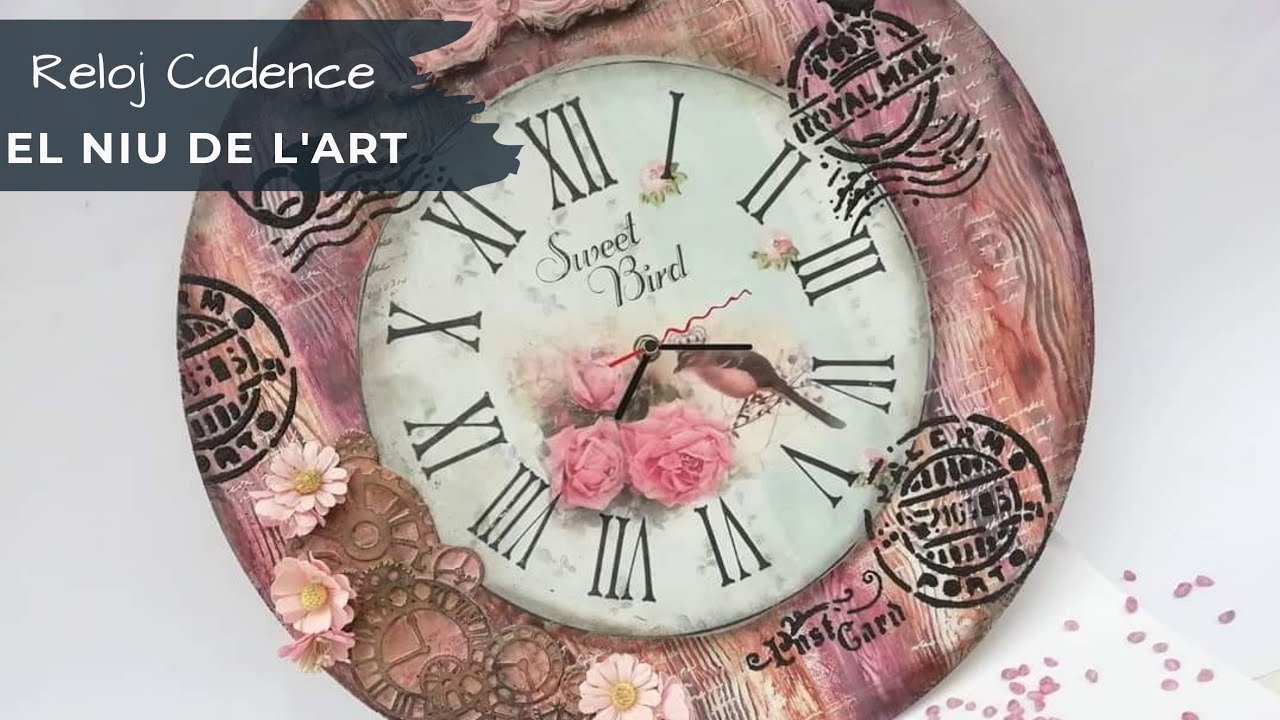 Reloj de pared Cadence - Colaboración con El niu de l'art