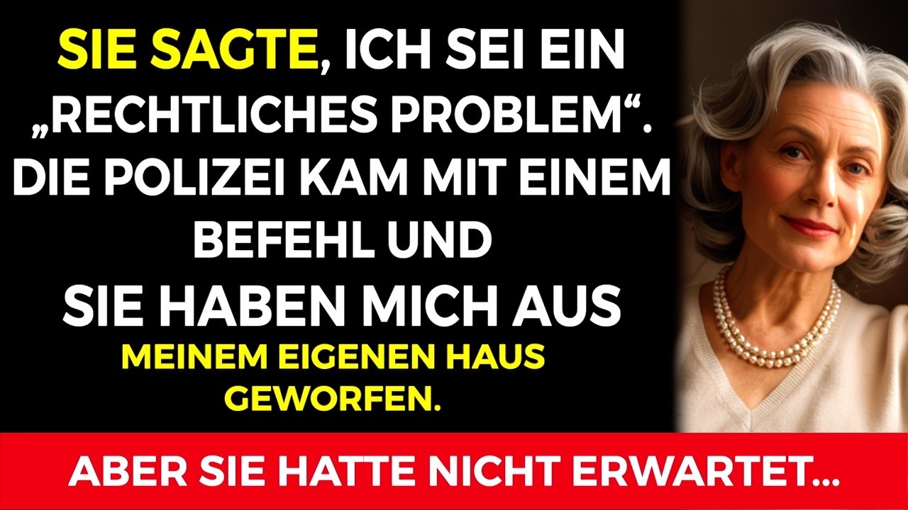 Ich habe meiner Tochter mein Haus überschrieben... Aber sie zeigte mich als Eindringlingin an.