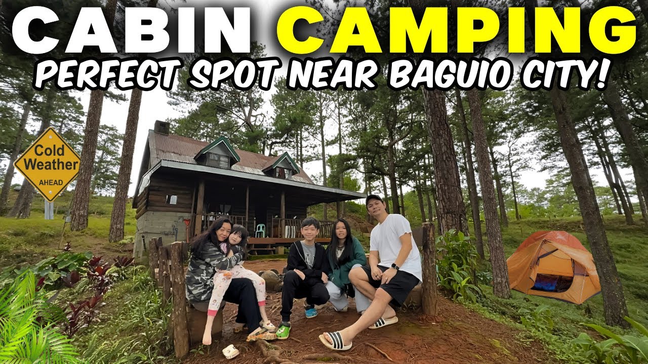 Cabin Camping Surrounded by Countless Pine Trees near Baguio City l Slab Haus Bokod Benguet l FM
