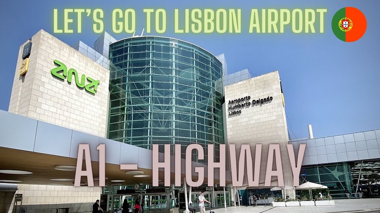 Driving from Leiria to Lisbon Airport - 4K - Portugal