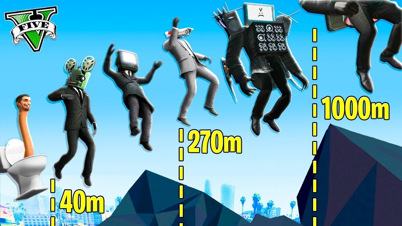 TV MAN vs CAMERAMAN vs SIRENMAN JUMB CHALLENGE in GTA 5 | Gta 5 tamil | Skibidi Toilets | Gta 5 mods