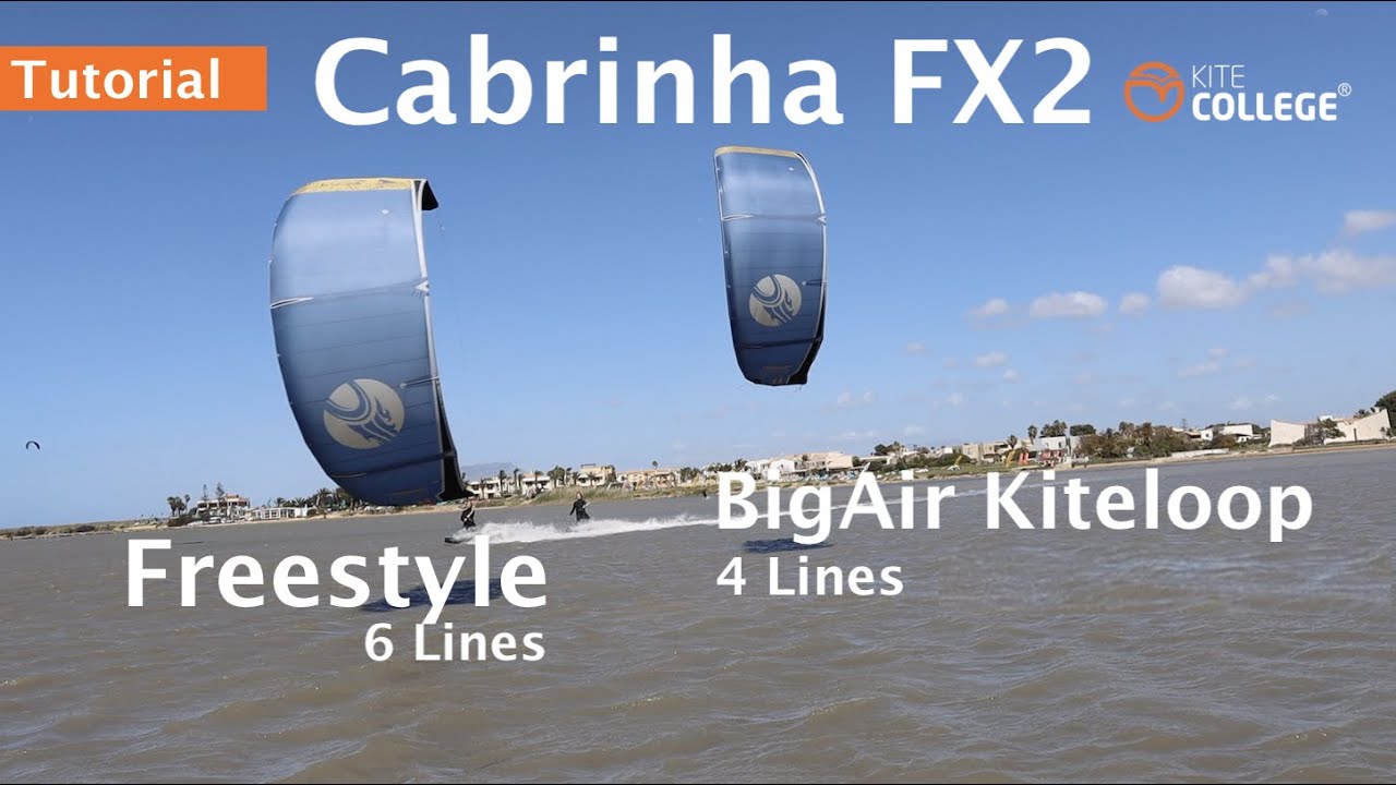 Cabrinha FX2 I Big Air Kiteloop or Freestyle I 4 Lines or 6 Lines Setup Tutorial I Albi Rondina