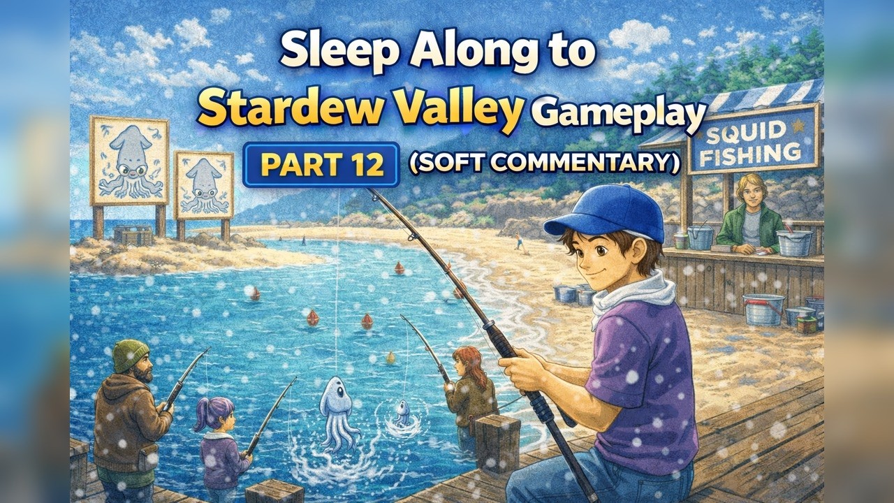 Stardew Valley Gameplay to SLEEP to (Part 12) | Cozy Longplay, Soft Commentary for Relaxing