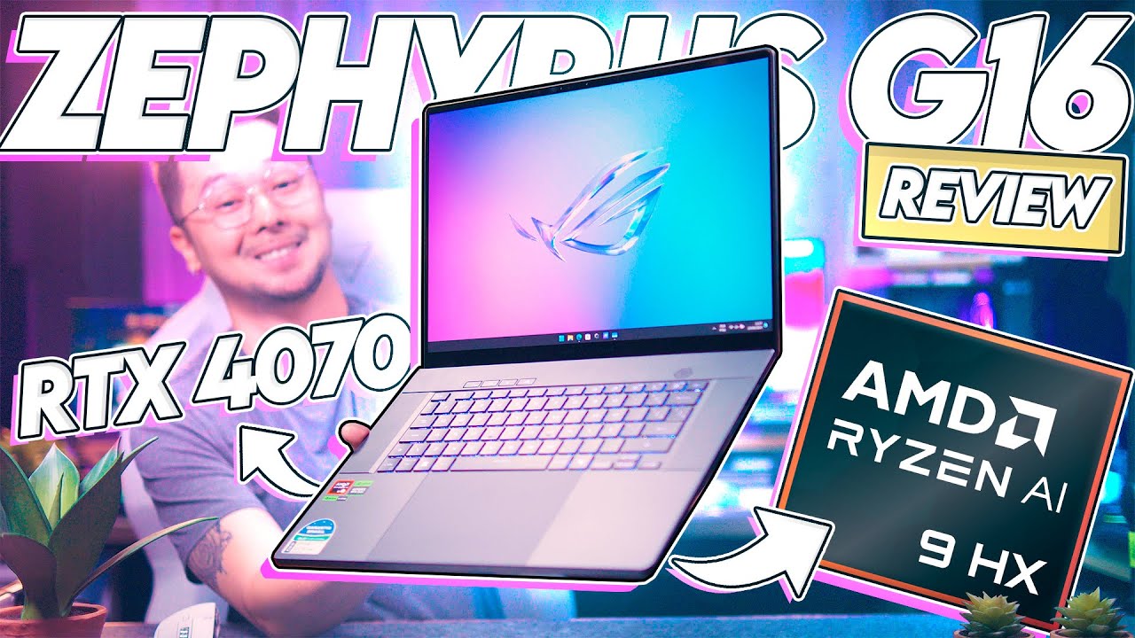 A ASUS lançou um novo ROG ZEPHYRUS G16! Agora com Ryzen AI 9 HX370 & RTX 4070