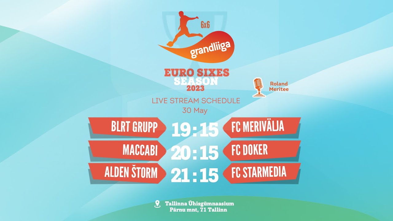 Euro Sixes Grandliiga Cup 2023 (30-May) Live stream