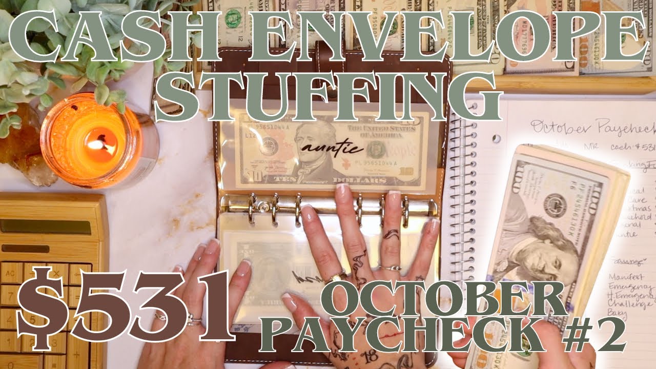 $531 Cash Envelope Stuffing | First Stuffing With New Bills! | 25 Year Old Budgets